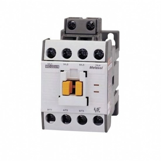 MC-40a AC220V 4P 40AF- Güç Kontaktörü 220V AC 50/60Hz AC-3=40A 18,5kW  AC-1=60A 42,5kW 4P